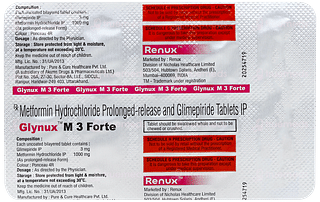 Glynux M 3 Forte Tablet 10