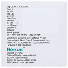 Telniz Beta 50 Tablet 10 Telniz Beta 50 Tablet 10