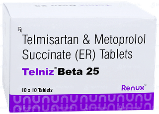 Telniz Beta 25 Tablet 10