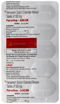 Farotive 300 Er Tablet 10