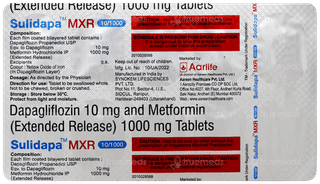 Sulidapa Mxr 10/1000 Tablet 10