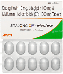 Sitalong Dm 10/100/1000 Tablet 10