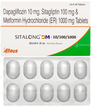 Sitalong Dm 10/100/1000 Tablet 10