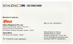 Sitalong Dm 10/100/1000 Tablet 10 Sitalong Dm 10/100/1000 Tablet 10