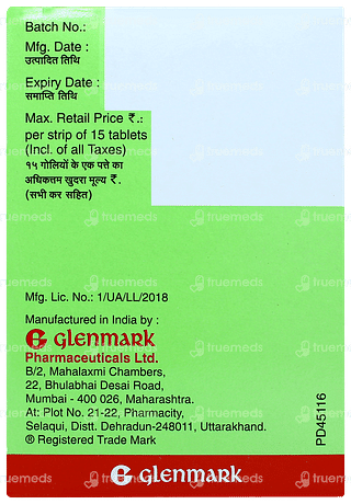 Zita Met 20mg/500mg Tablet 15