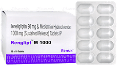 Renglipt M 1000 Tablet 10 Renglipt M 1000 Tablet 10