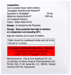 Renglipt M 1000 Tablet 10 Renglipt M 1000 Tablet 10