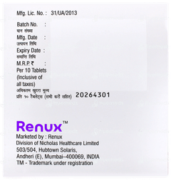 Renglipt M 1000 Tablet 10 Renglipt M 1000 Tablet 10