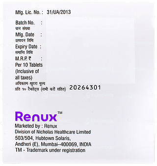 Renglipt M 1000 Tablet 10