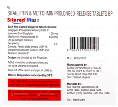 Sitared M Xr 100/500 Tablet 15