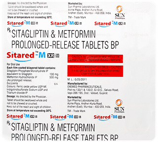 Sitared M Xr 100/500 Tablet 15