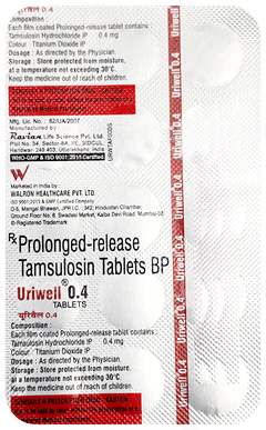 Uriwell 0.4 Tablet 15 Uriwell 0.4 Tablet 15