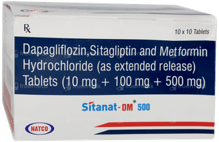 Sitanat Dm 500 Tablet 10