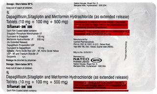 Sitanat Dm 500 Tablet 10