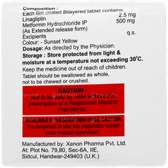 Linanext M Er 2.5/500 Tablet 10