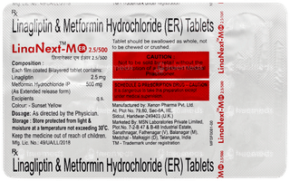 Linanext M Er 2.5/500 Tablet 10