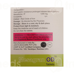 Mesagran Od Tablet 10 Mesagran Od Tablet 10