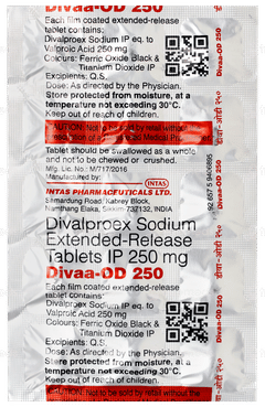 Divaa Od 250 Tablet 15