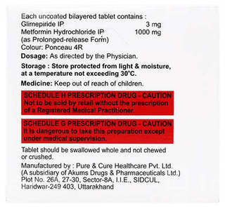 Glimicure M3 Forte Tablet 15