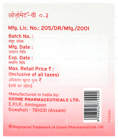 Ozomet V 0.3 Tablet 15 Ozomet V 0.3 Tablet 15