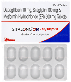 Sitalong Dm 10/100/500 Tablet 10