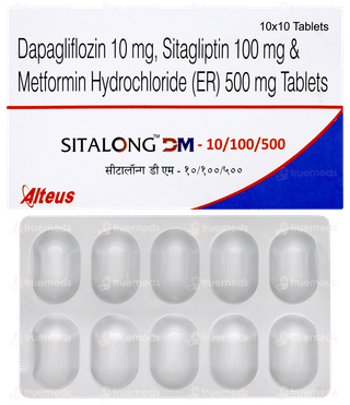 Sitalong Dm 10/100/500 Tablet 10