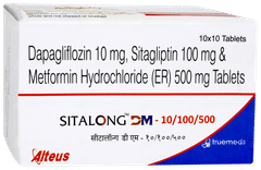 Sitalong Dm 10/100/500 Tablet 10 Sitalong Dm 10/100/500 Tablet 10