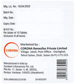 Linabite M 5/500 Tablet 10