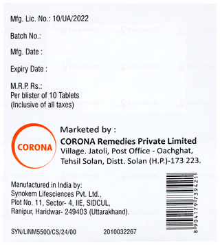 Linabite M 5/500 Tablet 10