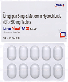 Linanext M Er 5/500 Tablet 10