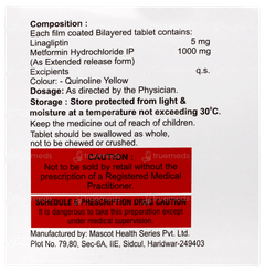 Linanext M Er 5/1000 Tablet 10