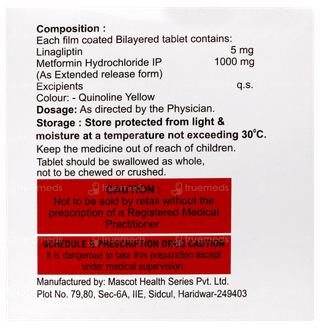 Linanext M Er 5/1000 Tablet 10