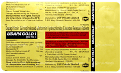 Udapa Gold 1 Tablet 10 Udapa Gold 1 Tablet 10