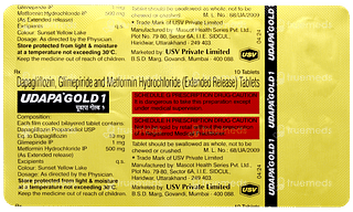 Udapa Gold 1 Tablet 10