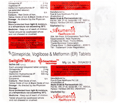 Switglim Mv 2/0.3 Tablet 15 Switglim Mv 2/0.3 Tablet 15