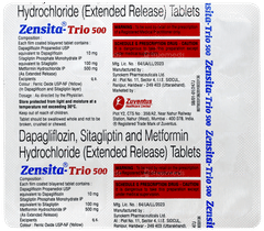 Zensita Trio 500 Tablet 15 Zensita Trio 500 Tablet 15