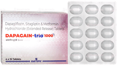 Dapagain Trio 1000 Tablet 15