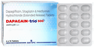 Dapagain Trio 500 Tablet 15