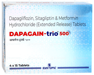 Dapagain Trio 500 Tablet 15
