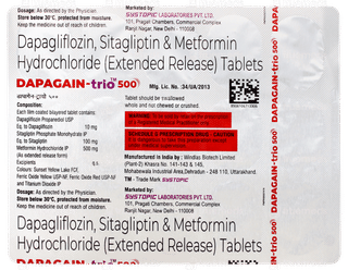 Dapagain Trio 500 Tablet 15