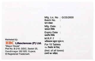 Velol Xl 50 Tablet 15