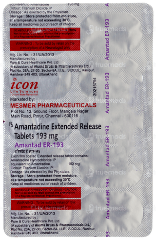 Amantad Er 193 Tablet 10