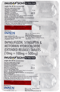 Inudap Sgm 10/100/500 Tablet 10