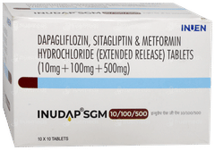 Inudap Sgm 10/100/500 Tablet 10
