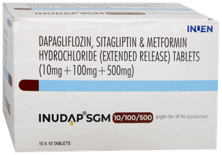 Inudap Sgm 10/100/500 Tablet 10