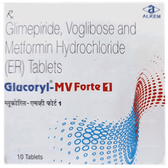 Glucoryl Mv Forte 1 Tablet 10 Glucoryl Mv Forte 1 Tablet 10