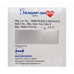 Seadap Sm 500 Tablet 10 Seadap Sm 500 Tablet 10