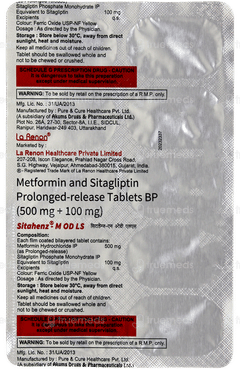 Sitahenz M Od Ls Tablet Pr 10 Sitahenz M Od Ls Tablet Pr 10