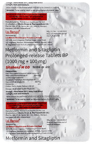 Sitahenz M Od Tablet Pr 10