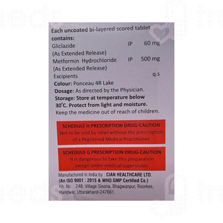 Sergiglid M Xr 60 Tablet 10